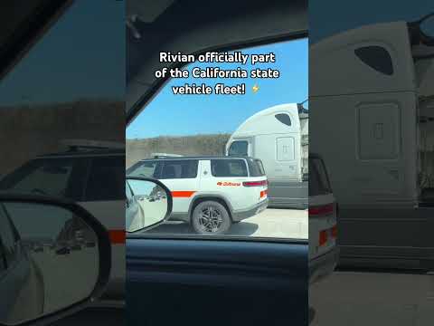 Rivian ELECTRIC SUV officially a state vehicle! ⚡️