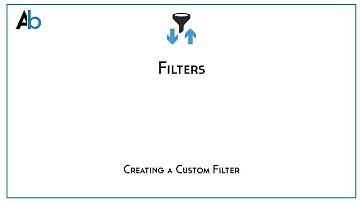 Filter Function: Creating Custom Filters