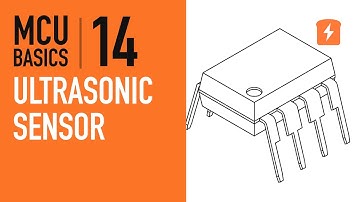 Ultrasonic sensor with Microchip