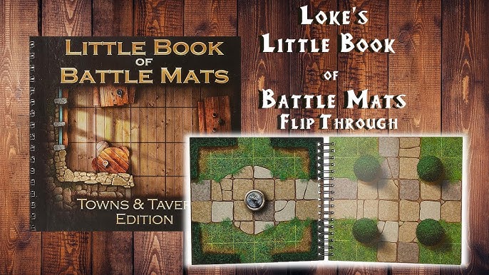 LBM042 Loke Battle Mats Big Book of Battle Mats Rooms Vaults & Chambers