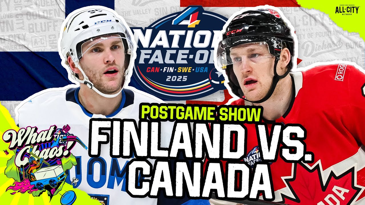 Finland vs. Canada 4 Nations Face-Off POSTGAME SHOW - YouTube