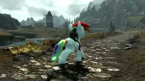 Skyrim Mods - Rainbow Dash!