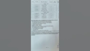 Dr shyama Prasad Mukherjee University || 2nd selection list of physics B.sc