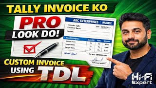 Tally Invoice Badlo Abhi! 🚀 Professional Print Format Free TDL Se! Aapki Bills Ko Do Naya Look!