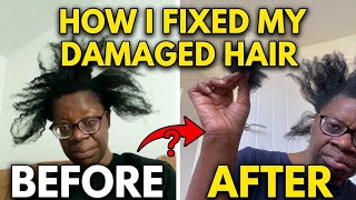 How I Fixed My Damaged Hair