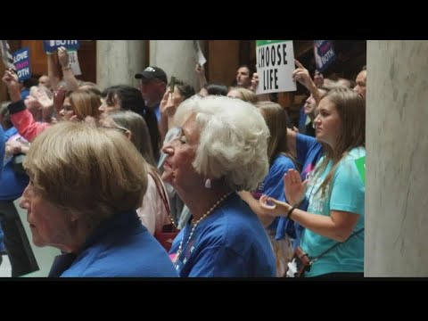 Anti-abortion rally held at statehouse as lawmakers change legislation