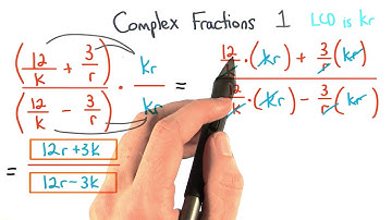 Complex Fractions Simplify 1 - Visualizing Algebra