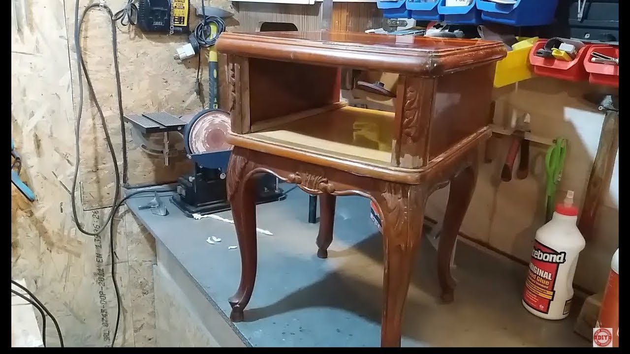 Restoring old nightstand // Restaurare noptiera veche YouTube
