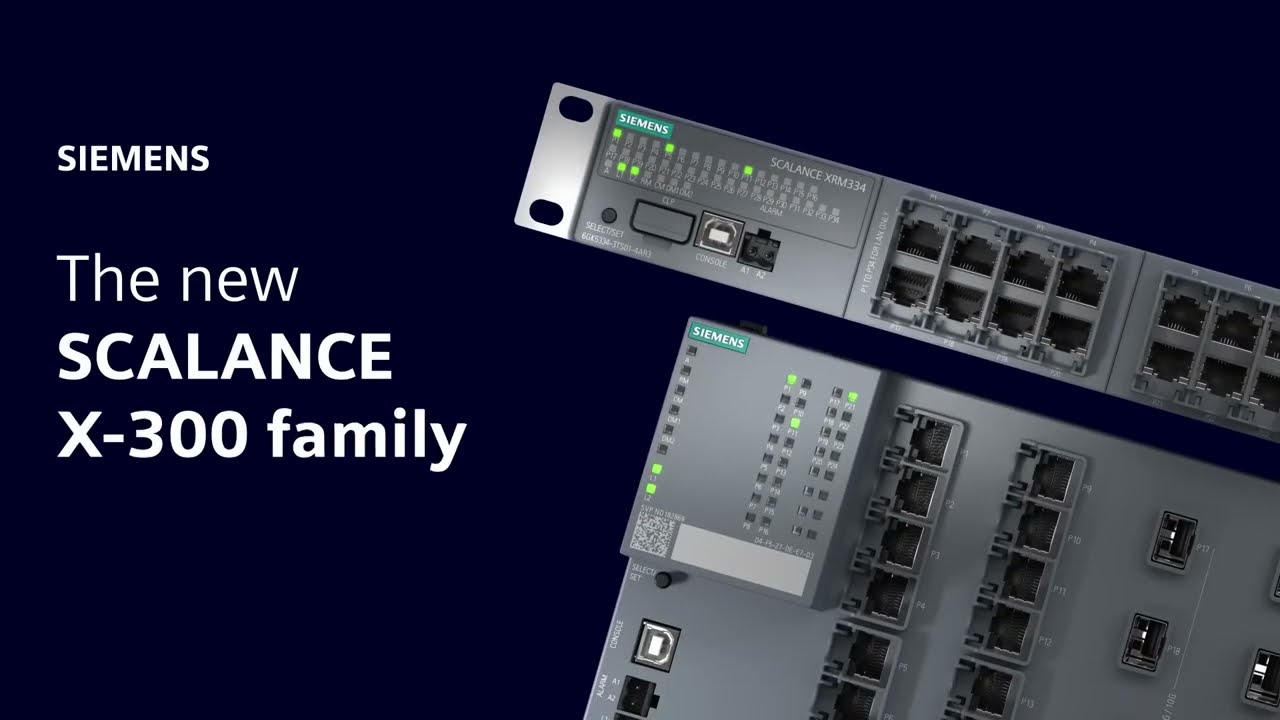 Семейство коммутаторов SCALANCE X-300: компактные, гибкие, перспективные