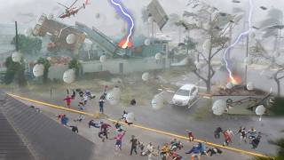 2 minutes ago in South Africa, severe storms struck Durban, The world was shocked