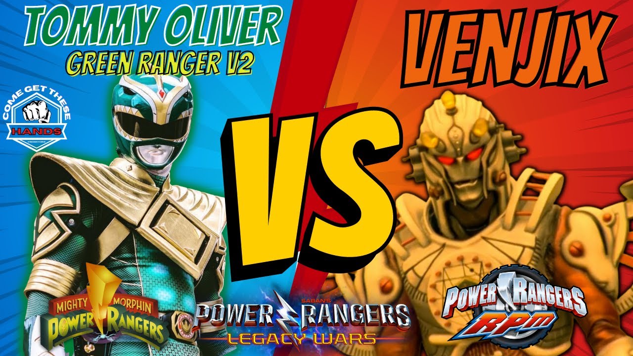 Power Rangers Legacy Wars | Green Ranger V2 Tommy Oliver Vs Venjix ...