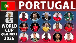 Portugal Final Squad World Cup 2026 Qualifiers - Portugal New Squad