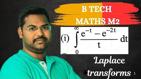 Evaluation of Integrals by using laplace transforms@maths naresh eclass