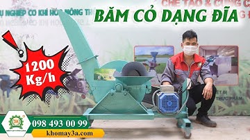 Máy Băm Cỏ Voi, Cây Chuối Cho Trang Trại Chăn Nuôi Trâu Bò 3A3Kw Quy Mô Vừa Và Nhỏ