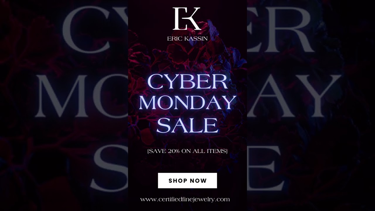 Avail the Cyber Monday Sale at Certified Fine Jewelry Now!