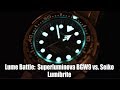 Lume Battle: Superluminova BGW9 vs. Seiko Lumibrite!