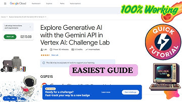Explore Generative AI with the Gemini API in Vertex AI: Challenge Lab | #GSP515 #qwiklabs #arcade