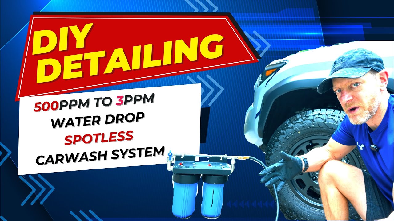 From 500 PPM to 3 PPM! My Ultimate DIY Spot-Free Rinse System from Water Drop