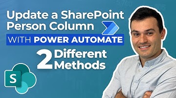 How to Update a SharePoint Person Column with Power Automate
