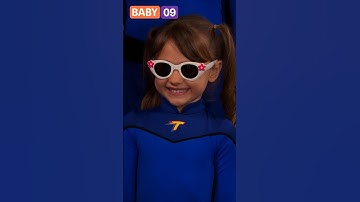 chloe thunderman says BABY 37 times #shorts