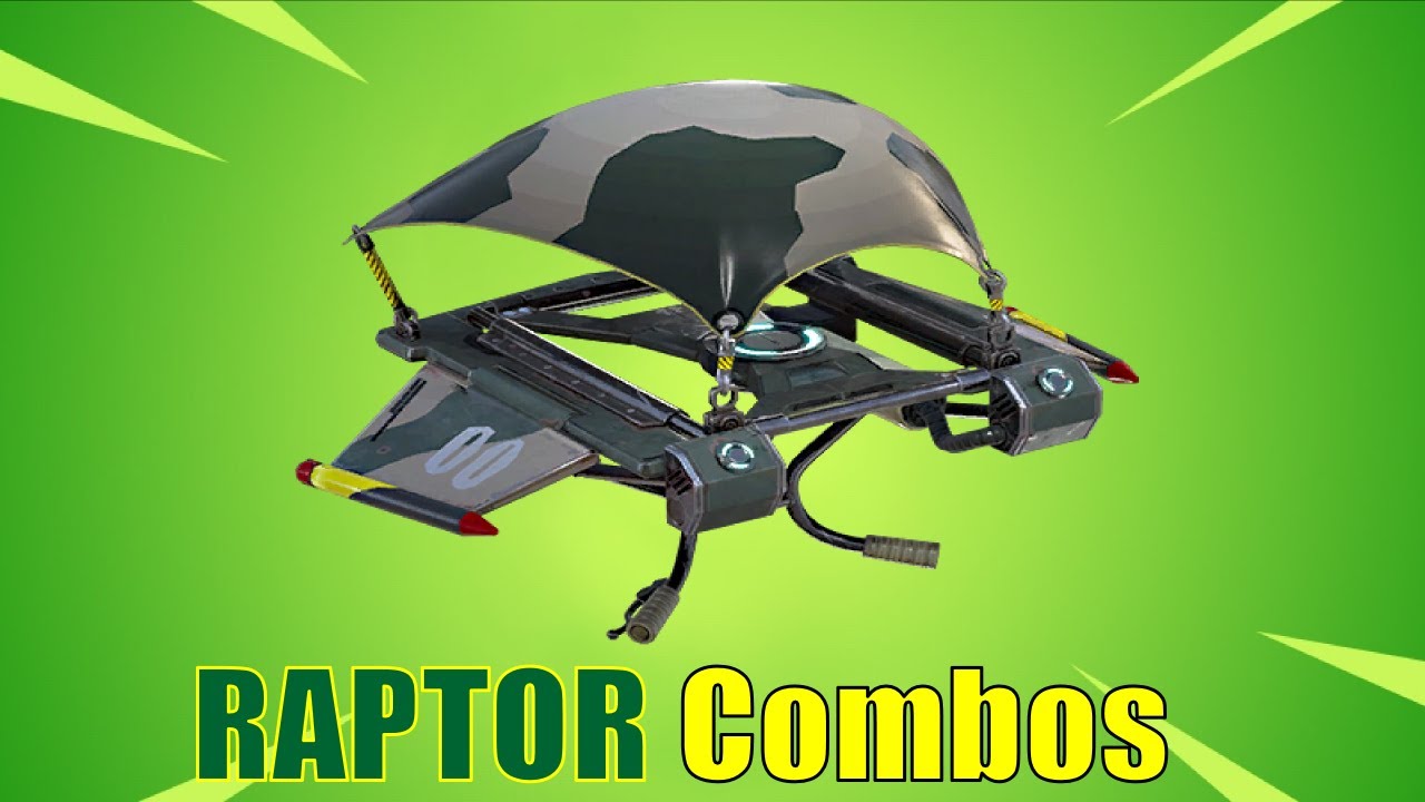 30 RAPTOR Glider Combos (Fortnite Glider Combos) YouTube