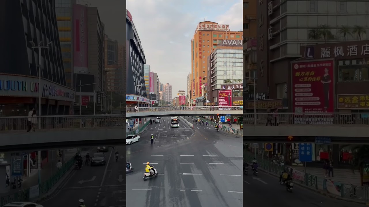 Street scene in Guangzhou, China中國廣州街景 