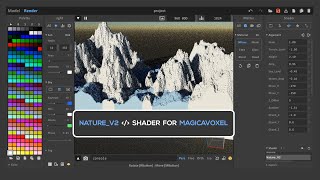 Nature_V2 shader for MagicaVoxel