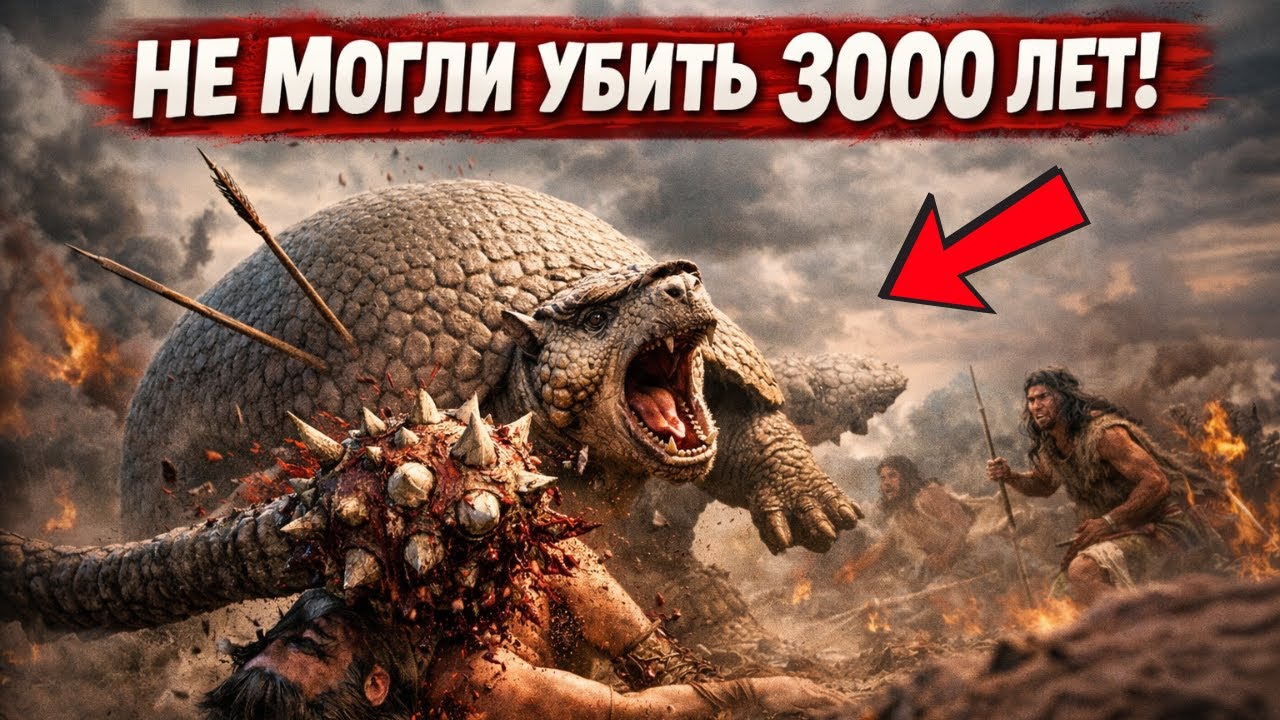 Глиптодонт: Броня Спасала 35 Миллионов Лет. Человек Уничтожил За 3000 Лет