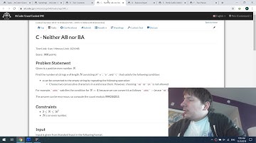 AtCoder Grand Contest 040 screencast with commentary in Russian