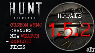 Hunt Showdown: Update 1.5.2 (Another Winfield and Custom Ammo Changes)