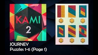 Let's Play - Kami 2 - Journey Page 1 - Puzzles 1-6 (iOS & Android) screenshot 1