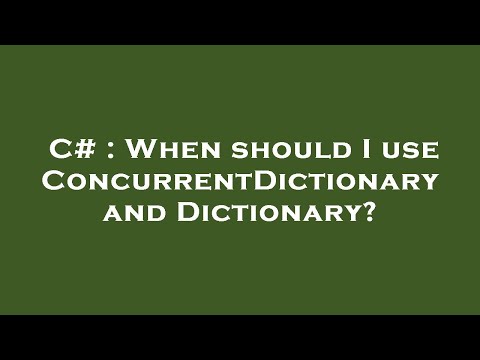 C# : When