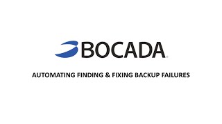 Automating Finding & Fixing Backup Failures