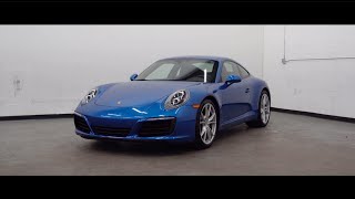 2017 Porsche 911 Sapphire Blue