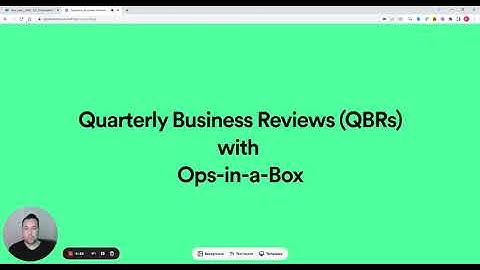 Quarterly Business Reviews Template (QBR Template)