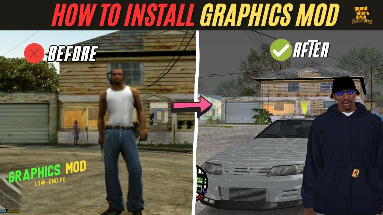 How To Install Best High Graphics Mod in GTA San