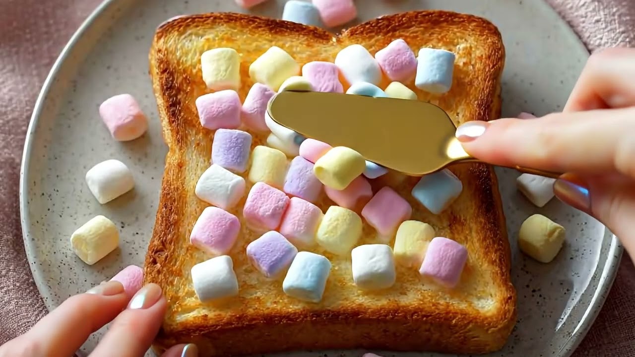 AI Immersive ASMR: 🍞💎 The Magic of Spreading Crystal Jam on Toast 8💤