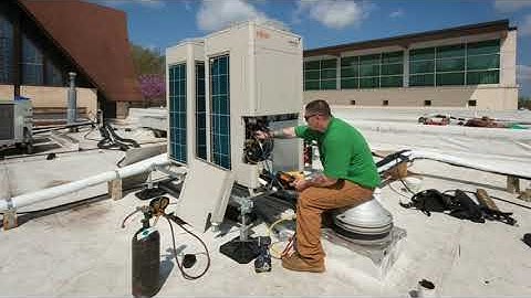 vrf/vrv installation procedure in details including using tools and materials & steps process