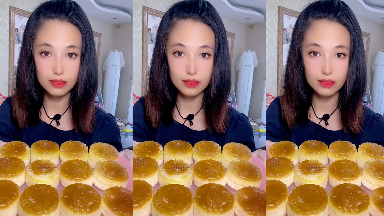 ASMR ICE EATING WHITH MATCHA + MILK POWDER + PASSION FRUIT 