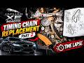 Jaguar XE 204DTD Timing Chain Replacement | PART 2 – Full Time Lapse