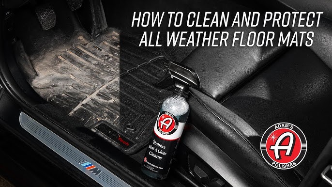 Faded Rubber Floor Mats Get Restored To Brand New In Minutes