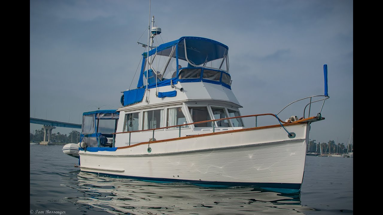 1979 Grand Banks 32 Sedan Video Tour California Yacht Sales YouTube