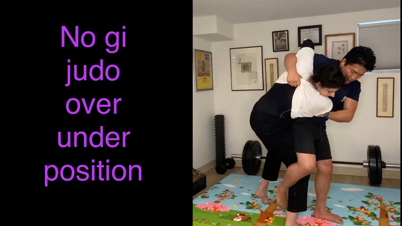 no gi T-shirt Judo: Over under position - YouTube