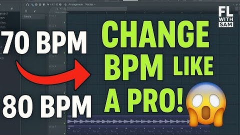 "How to Change BPM Without Messing Up Samples | FL Studio Trick 2025