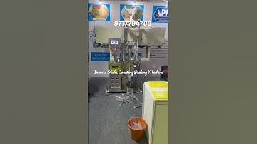 Incense Sticks Counting Pouch Packaging Machine With Double Head | Incense Sticks Packing Machine