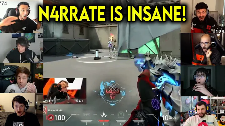 Valorant Streamers Reacts To Sen N4RRATE Insane 1v3 CLUTCH Against G2 In VCT