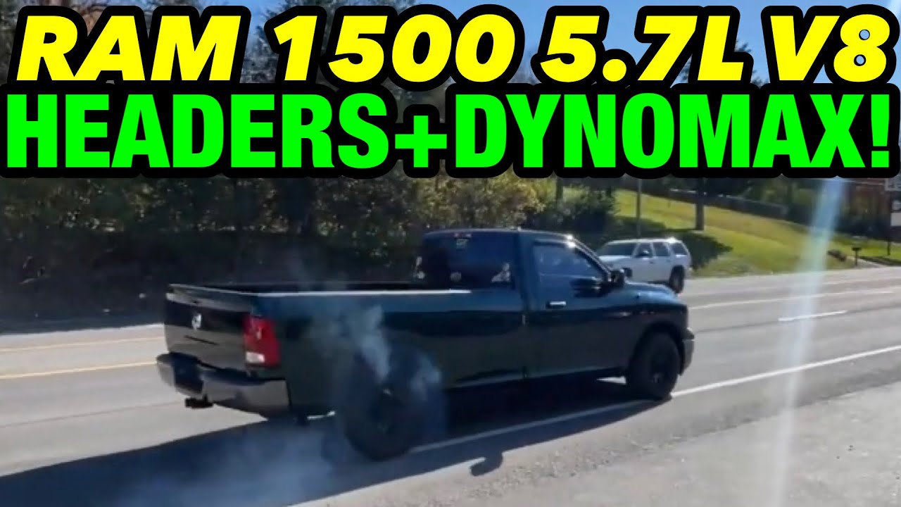 2011 RAM 1500 5.7L HEMI V8 Exhaust w/ LONG TUBE HEADERS & DYNOMAX RACE
