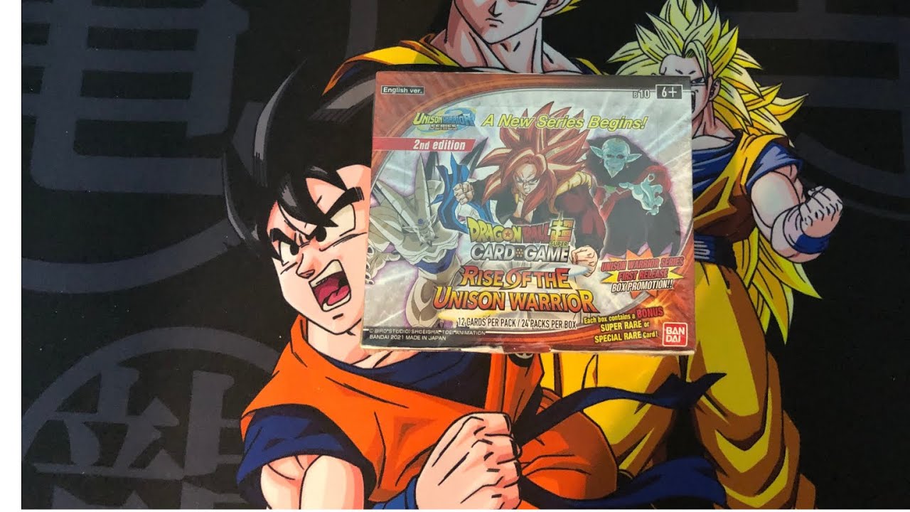 Opening Dragon ball Super Rise Of The Unison Warrior Booster Box