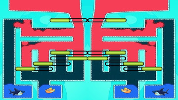 Save the Fish Game || Pull the Pin || All Levels 301-310 fishdom ##24