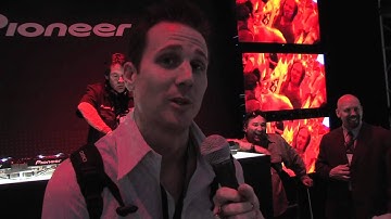 Chauvet Colorado Tri Tour LED Wash Light at the NAMM Pioneer DJ Booth